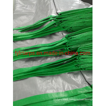 Waterproof Silver-Green Polythylene Tarpaulin